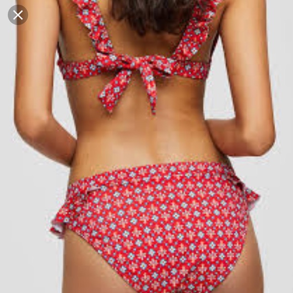 LOFT Red Bikini Top - Picture 3 of 3